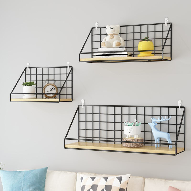 Home Floating Bookcase Modern Metal Bookshelf With Rectangular Shelves Clearhalo 'Bookcases' 'furn' 'furn_bookcases' 'Furniture' 'furniture_bookcases' 'Office Furniture' 4912725
