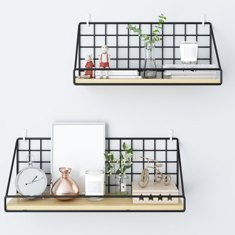 Home Floating Bookcase Modern Metal Bookshelf With Rectangular Shelves Clearhalo 'Bookcases' 'furn' 'furn_bookcases' 'Furniture' 'furniture_bookcases' 'Office Furniture' 4912728