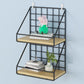 Home Floating Bookcase Modern Metal Bookshelf With Rectangular Shelves Clearhalo 'Bookcases' 'furn' 'furn_bookcases' 'Furniture' 'furniture_bookcases' 'Office Furniture' 4912744