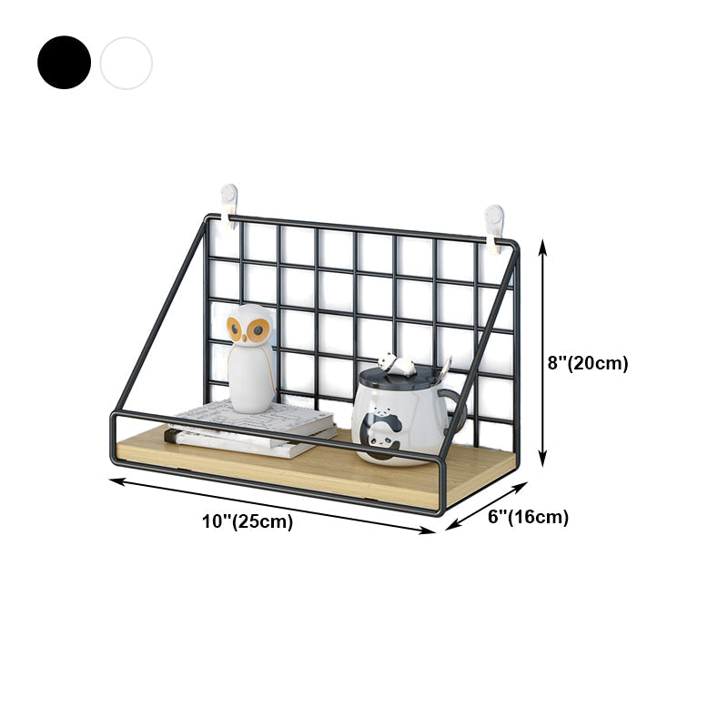 Home Floating Bookcase Modern Metal Bookshelf With Rectangular Shelves Clearhalo 'Bookcases' 'furn' 'furn_bookcases' 'Furniture' 'furniture_bookcases' 'Office Furniture' 4912750