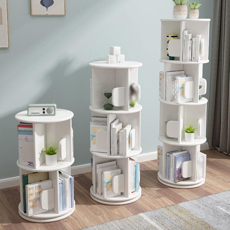 Solid Wood Geometric Bookcase Modern Rotatable Bookshelf for Home Clearhalo 'Bookcases' 'furn' 'furn_bookcases' 'Furniture' 'furniture_bookcases' 'Office Furniture' 4912795