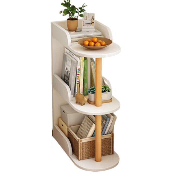 Home Standard Bookcase Modern Wooden Bookshelf with Rectangle Shelves 18.9"L x 9.4"W x 28.3"H White Clearhalo 'Bookcases' 'furn' 'furn_bookcases' 'Furniture' 'furniture_bookcases' 'Office Furniture' 4912851