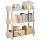 Home Standard Bookcase Modern Wooden Bookshelf with Rectangle Shelves 24"L x 9"W x 31"H White Clearhalo 'Bookcases' 'furn' 'furn_bookcases' 'Furniture' 'furniture_bookcases' 'Office Furniture' 4912852