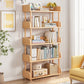 Home Standard Bookcase Modern Wooden Bookshelf with Rectangle Shelves 23.6"L x 10.6"W x 55.5"H Wood Clearhalo 'Bookcases' 'furn' 'furn_bookcases' 'Furniture' 'furniture_bookcases' 'Office Furniture' 4912863