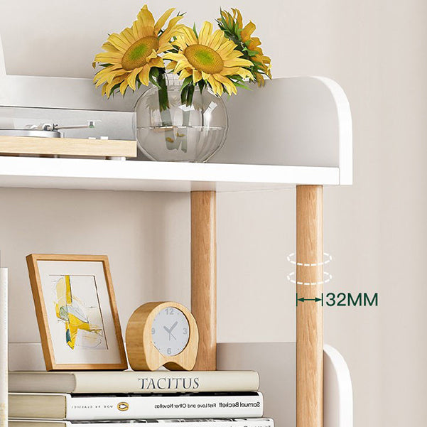 Home Standard Bookcase Modern Wooden Bookshelf with Rectangle Shelves Clearhalo 'Bookcases' 'furn' 'furn_bookcases' 'Furniture' 'furniture_bookcases' 'Office Furniture' 4912864