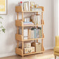 Home Standard Bookcase Modern Wooden Bookshelf with Rectangle Shelves 15.7"L x 9.4"W x 43.3"H Wood Clearhalo 'Bookcases' 'furn' 'furn_bookcases' 'Furniture' 'furniture_bookcases' 'Office Furniture' 4912868