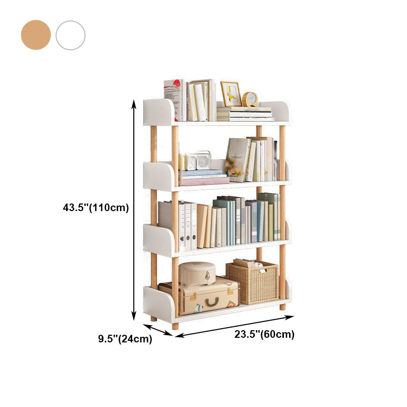 Home Standard Bookcase Modern Wooden Bookshelf with Rectangle Shelves Clearhalo 'Bookcases' 'furn' 'furn_bookcases' 'Furniture' 'furniture_bookcases' 'Office Furniture' 4912875