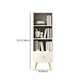 Wood Standard Bookcase Contemporary Style Closed Back Bookshelf with Drawer Clearhalo 'Bookcases' 'furn' 'furn_bookcases' 'Furniture' 'furniture_bookcases' 'Office Furniture' 4913961