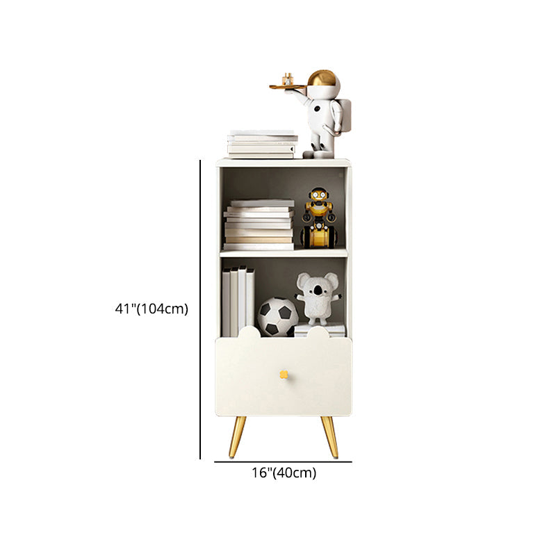 Wood Standard Bookcase Contemporary Style Closed Back Bookshelf with Drawer Clearhalo 'Bookcases' 'furn' 'furn_bookcases' 'Furniture' 'furniture_bookcases' 'Office Furniture' 4913962