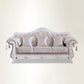 Traditional Velvet Couch Three Cushion Seat Settee with Rolled Arms Clearhalo 'furn' 'furn_sofas' 'Furniture' 'furniture_sofas' 'Living Room Furniture' 'Sofa' 'sofas' 4918700