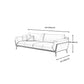Contemporary Gray Upholstered Sofa Pillow Back Couch with Flared Arms for Living Room Clearhalo 'furn' 'furn_sofas' 'Furniture' 'furniture_sofas' 'Living Room Furniture' 'Sofa' 'sofas' 4918737