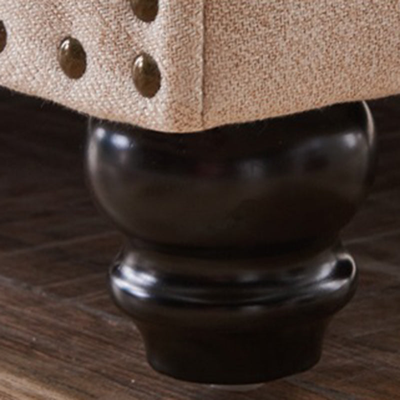 Traditional Biege Pillow Back Couch Rolled Arm Sofa with Nailhead Trim Clearhalo 'furn' 'furn_sofas' 'Furniture' 'furniture_sofas' 'Living Room Furniture' 'Sofa' 'sofas' 4918760