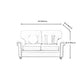 Traditional Biege Pillow Back Couch Rolled Arm Sofa with Nailhead Trim Clearhalo 'furn' 'furn_sofas' 'Furniture' 'furniture_sofas' 'Living Room Furniture' 'Sofa' 'sofas' 4918765