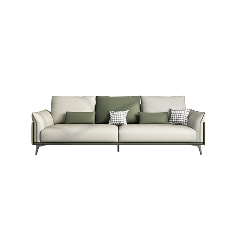 Nordic Upholstered Pillow Top Arm Sofa Water-Resistant Couch for Three People Clearhalo 'furn' 'furn_sofas' 'Furniture' 'furniture_sofas' 'Living Room Furniture' 'Sofa' 'sofas' 4918903