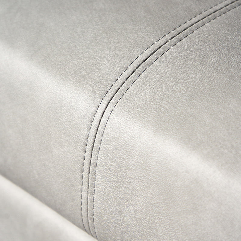 Contemporary Light Gray Cushion Back Settee Living Room Square Arm Sofa Clearhalo 'furn' 'furn_sofas' 'Furniture' 'furniture_sofas' 'Living Room Furniture' 'Sofa' 'sofas' 4918954