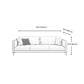 Contemporary Light Gray Cushion Back Settee Living Room Square Arm Sofa Clearhalo 'furn' 'furn_sofas' 'Furniture' 'furniture_sofas' 'Living Room Furniture' 'Sofa' 'sofas' 4918957