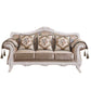 French Country Standard Rolled Arm Settee Tufted Back Couch for Three People Yellow Clearhalo 'furn' 'furn_sofas' 'Furniture' 'furniture_sofas' 'Living Room Furniture' 'Sofa' 'sofas' 4919034