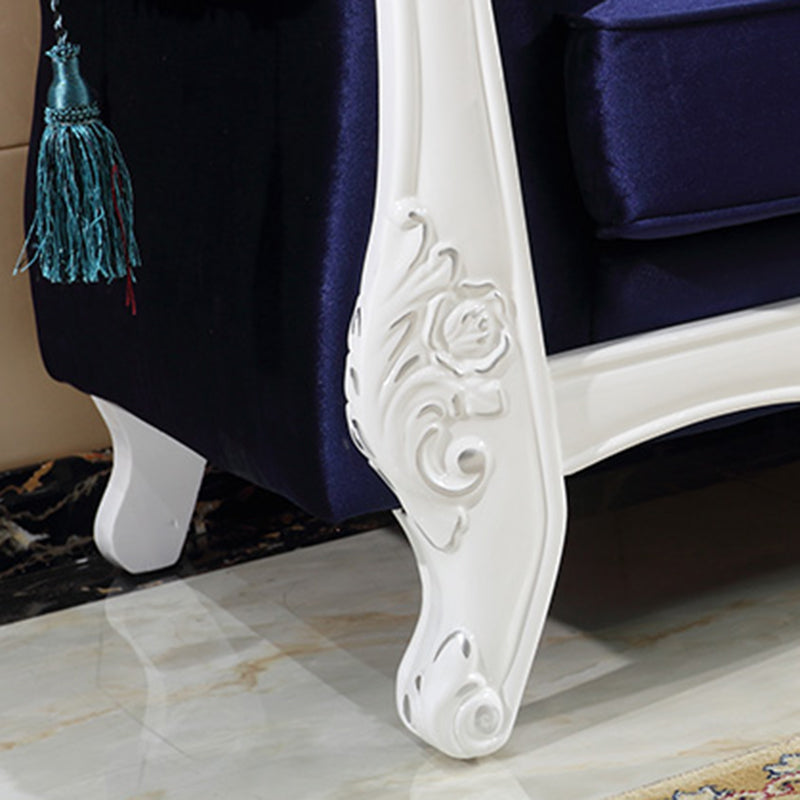 French Country Standard Rolled Arm Settee Tufted Back Couch for Three People Clearhalo 'furn' 'furn_sofas' 'Furniture' 'furniture_sofas' 'Living Room Furniture' 'Sofa' 'sofas' 4919037