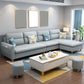 106.3" W √ó 55.9" D √ó 33.5" H High Back Square Arm Sectional with Storage Light Gray Clearhalo 'furn' 'furn_sectionals' 'Furniture' 'furniture_sectionals' 'Living Room Furniture' 'Sectionals' 4919076