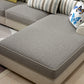 Recessed Arm Sofa and Chaise L-Shape Pillow Back Cushion Sectional Clearhalo 'furn' 'furn_sectionals' 'Furniture' 'furniture_sectionals' 'Living Room Furniture' 'Sectionals' 4919120