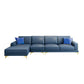 Modern Genuine Leather Sectional Square Arm Sofa with Removable Cushions Clearhalo 'furn' 'furn_sectionals' 'Furniture' 'furniture_sectionals' 'Living Room Furniture' 'Sectionals' 4919191