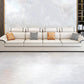 Pillow Top Arm Sofa and Chaise Cushions Back Sectionals with Storage 133"L x 36"W x 39"H Faux Leather Clearhalo 'furn' 'furn_sectionals' 'Furniture' 'furniture_sectionals' 'Living Room Furniture' 'Sectionals' 4919256