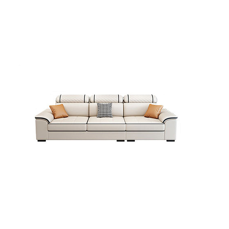 Pillow Top Arm Sofa and Chaise Cushions Back Sectionals with Storage 104"L x 36"W x 39"H Cotton Blend Clearhalo 'furn' 'furn_sectionals' 'Furniture' 'furniture_sectionals' 'Living Room Furniture' 'Sectionals' 4919261