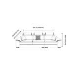 Pillow Top Arm Sofa and Chaise Cushions Back Sectionals with Storage Clearhalo 'furn' 'furn_sectionals' 'Furniture' 'furniture_sectionals' 'Living Room Furniture' 'Sectionals' 4919269