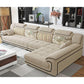 140.94"L x 68.5"W x 33.46"H Pillow Top Arm Sofa and Chaise Cushion Back Sectionals Khaki Right Latex Clearhalo 'furn' 'furn_sectionals' 'Furniture' 'furniture_sectionals' 'Living Room Furniture' 'Sectionals' 4919274