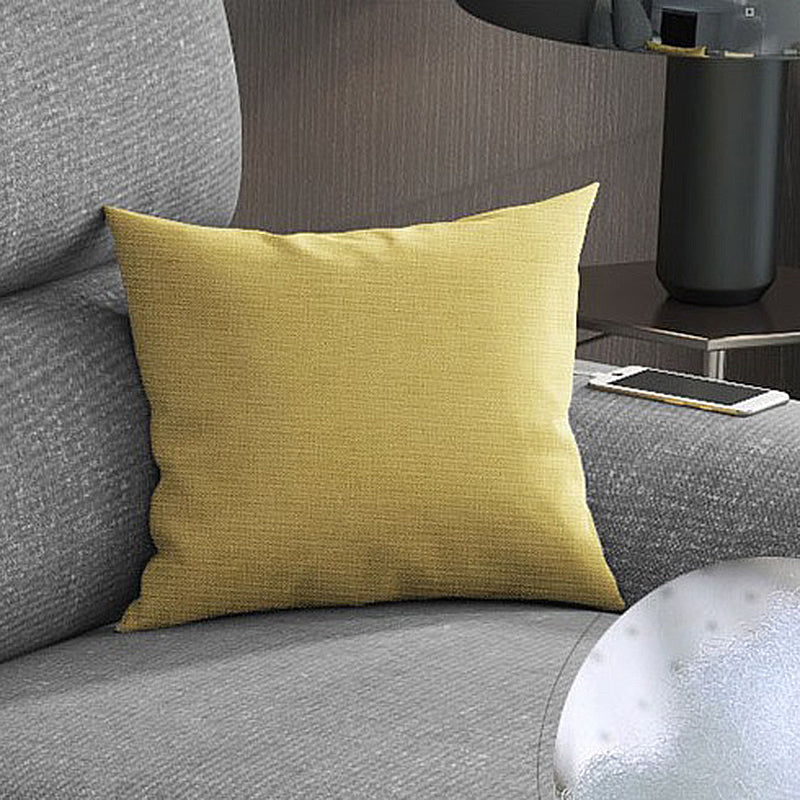 35.43"High Pillow Top Arm Sectional Slipcovered Sofa with Cushion Back Clearhalo 'furn' 'furn_sectionals' 'Furniture' 'furniture_sectionals' 'Living Room Furniture' 'Sectionals' 4919302
