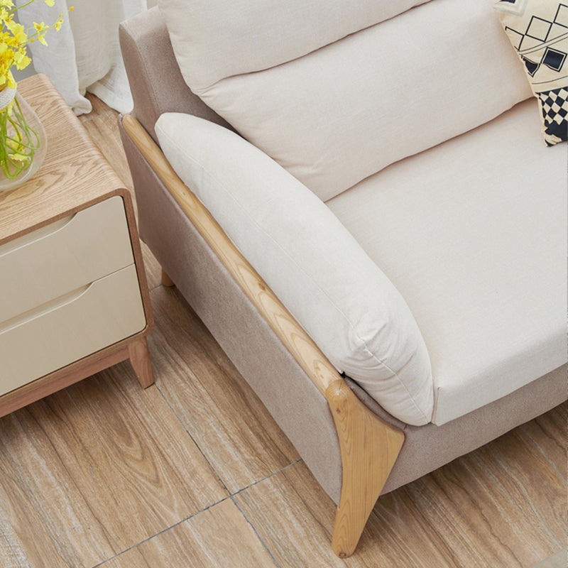 30.71"High Pillow Top Arm Sofa Fabric Cushion Back Sectional for Living Room Clearhalo 'furn' 'furn_sectionals' 'Furniture' 'furniture_sectionals' 'Living Room Furniture' 'Sectionals' 4919359