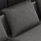 Scandinavian L-Shape Slipcovered Sofa and Chaise Pillow Back Cushions Sectional Clearhalo 'furn' 'furn_sectionals' 'Furniture' 'furniture_sectionals' 'Living Room Furniture' 'Sectionals' 4919468