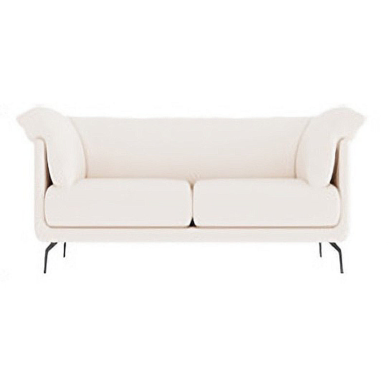 Pillow Top Arm Sectionals 33.46"High Removable Cushion Sofa for Living Room, Beige 70"L x 35"W x 33.5"H Clearhalo 'furn' 'furn_sectionals' 'Furniture' 'furniture_sectionals' 'Living Room Furniture' 'Sectionals' 4919479