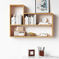 Contemporary Wood Bookcase Closed Back Wall Mounted Bookshelf for Home Office Clearhalo 'Bookcases' 'Furniture' 'furniture_bookcases' 'Office Furniture' 4924125