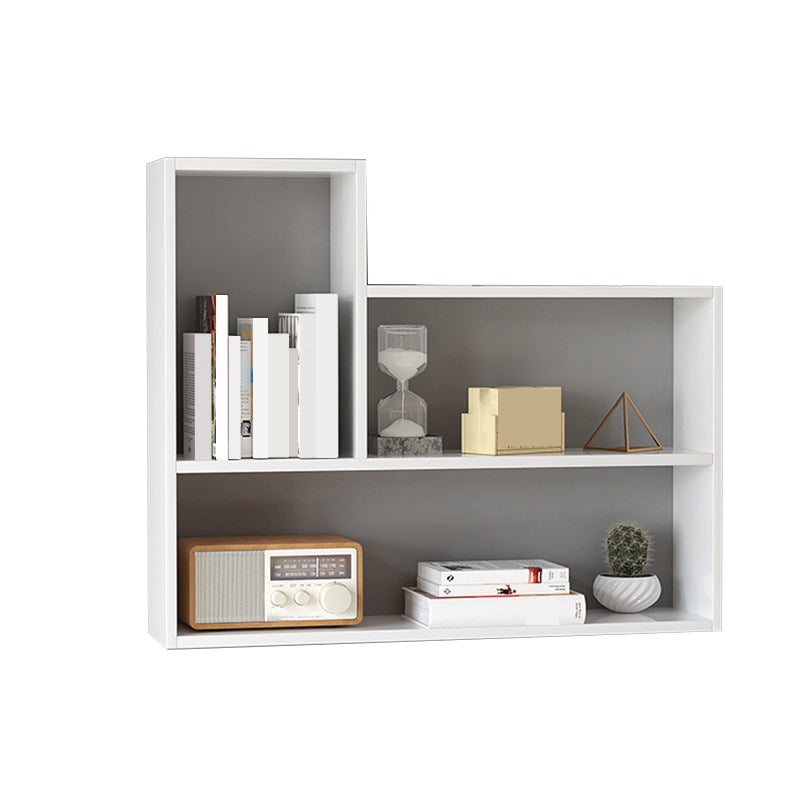 Contemporary Wood Bookcase Closed Back Wall Mounted Bookshelf for Home Office Clearhalo 'Bookcases' 'Furniture' 'furniture_bookcases' 'Office Furniture' 4924128