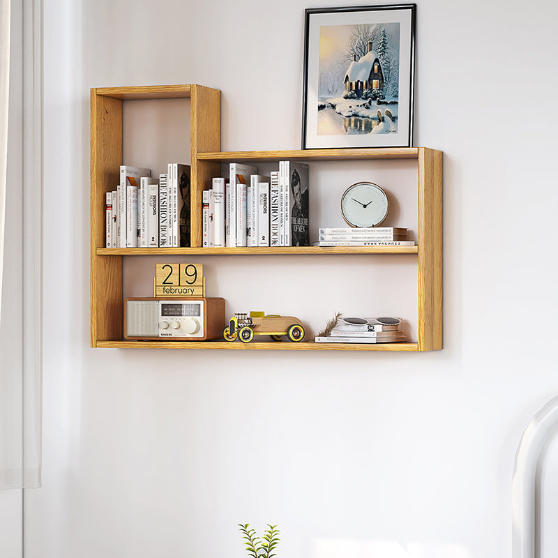 Contemporary Wood Bookcase Closed Back Wall Mounted Bookshelf for Home Office Clearhalo 'Bookcases' 'Furniture' 'furniture_bookcases' 'Office Furniture' 4924129
