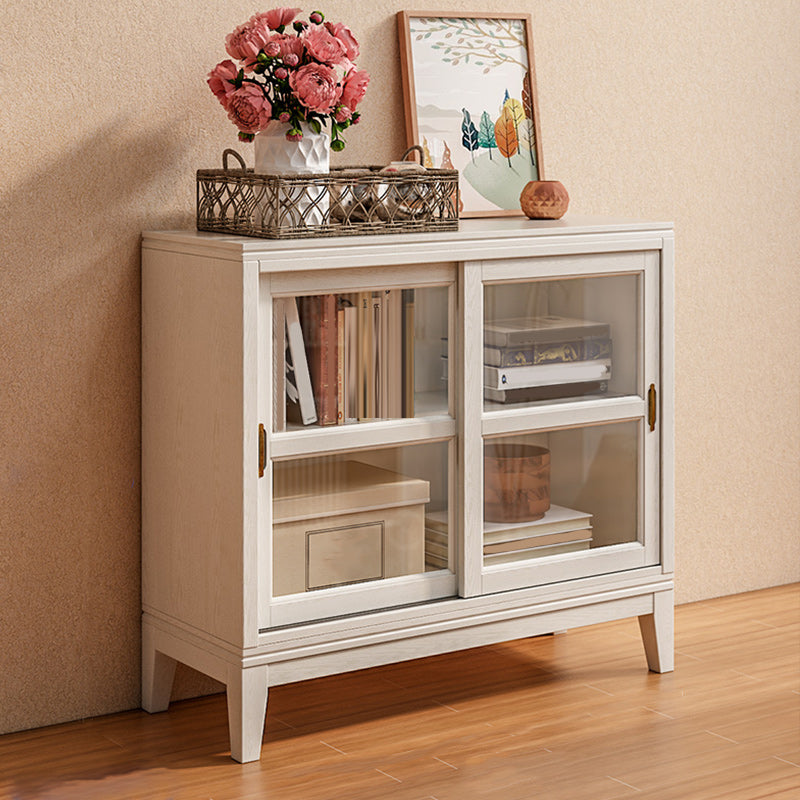 31.89"H Bookcase Contemporary Style Solid Wood Bookshelf for Office Home 35"L x 14"W x 32"H White Clearhalo 'Bookcases' 'furn' 'furn_bookcases' 'Furniture' 'furniture_bookcases' 'Office Furniture' 4924135