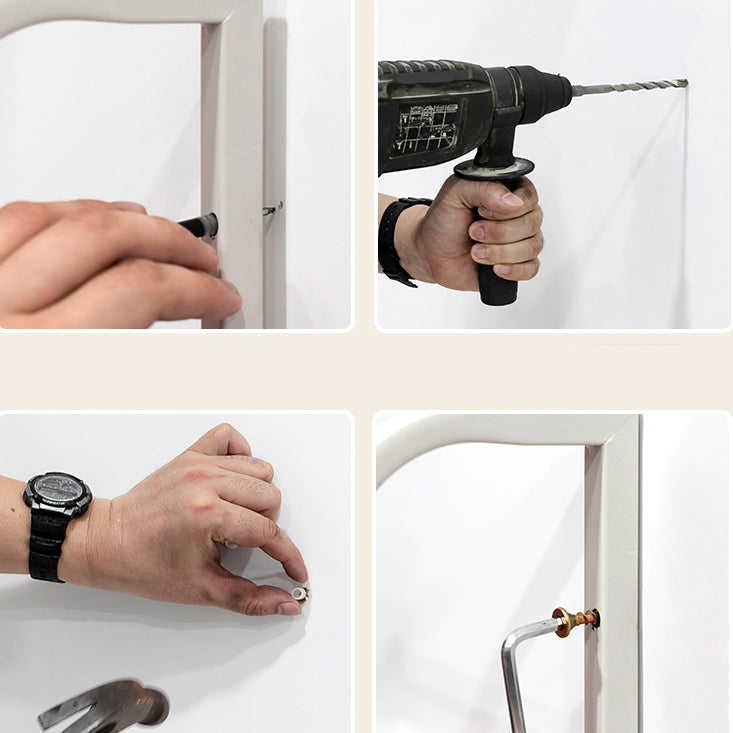 Modern Style Bookshelf Metal Wall Mounted Bookcase for Home Office Clearhalo 'Bookcases' 'furn' 'furn_bookcases' 'Furniture' 'furniture_bookcases' 'Office Furniture' 4924169