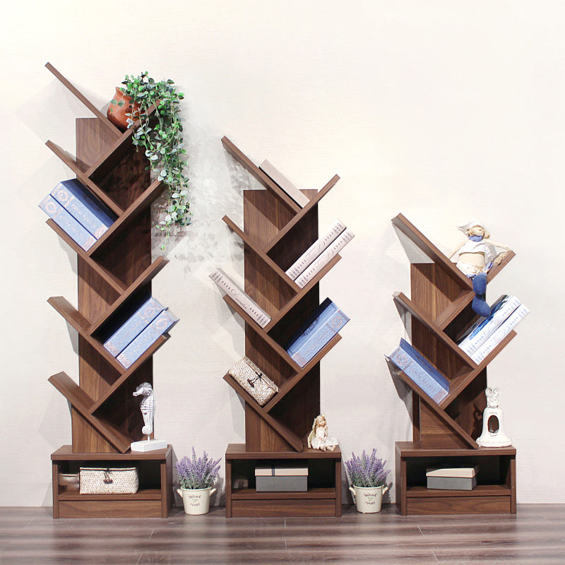 Modern Closed Back Bookshelf Manufactured Wood Vertical Bookcase for Home Clearhalo 'Bookcases' 'furn' 'furn_bookcases' 'Furniture' 'furniture_bookcases' 'Office Furniture' 4924184