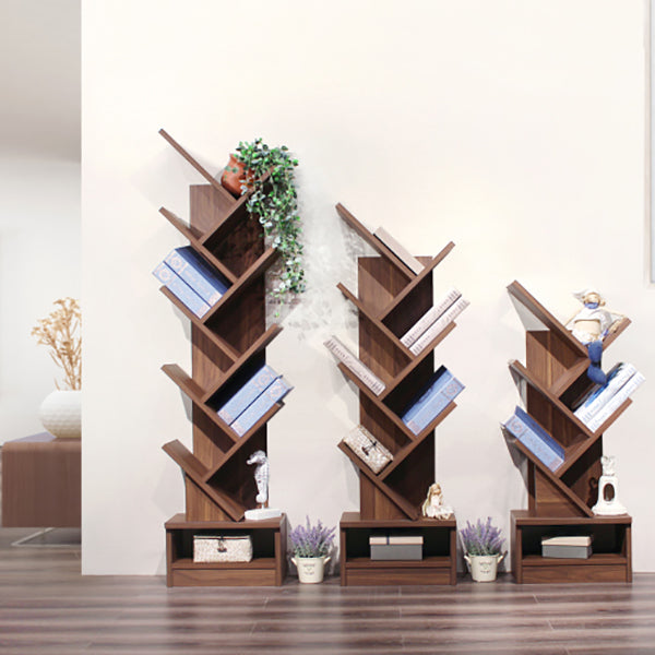 Modern Closed Back Bookshelf Manufactured Wood Vertical Bookcase for Home Clearhalo 'Bookcases' 'furn' 'furn_bookcases' 'Furniture' 'furniture_bookcases' 'Office Furniture' 4924210