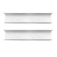 7.87"H Bookshelf Contemporary Style Wall Mounted Bookcase for Office Home 31.5"L x 5.9"W x 7.9"H White 2 Piece Set Clearhalo 'Bookcases' 'furn' 'furn_bookcases' 'Furniture' 'furniture_bookcases' 'Office Furniture' 4924222