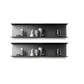 7.87"H Bookshelf Contemporary Style Wall Mounted Bookcase for Office Home 23.6"L x 5.9"W x 7.9"H Black 2 Piece Set Clearhalo 'Bookcases' 'furn' 'furn_bookcases' 'Furniture' 'furniture_bookcases' 'Office Furniture' 4924228