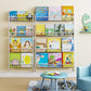 Modern Style Metal Bookshelf Wall Mounted Bookcase for Bedroom Clearhalo 'Bookcases' 'furn' 'furn_bookcases' 'Furniture' 'furniture_bookcases' 'Office Furniture' 4924237