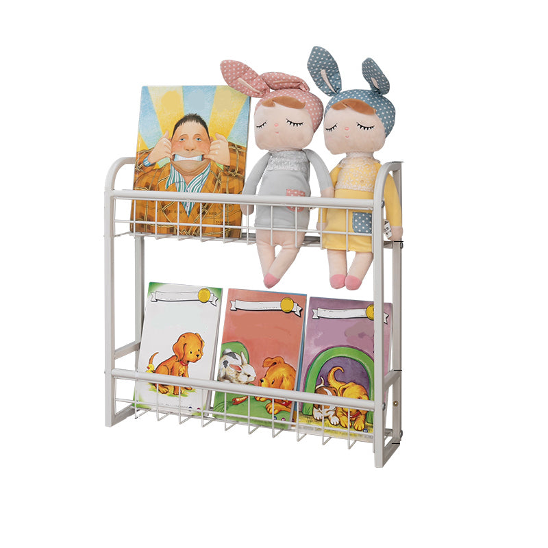 Modern Style Metal Bookshelf Wall Mounted Bookcase for Bedroom 20.3"L x 4.6"W x 18.9"H Clearhalo 'Bookcases' 'furn' 'furn_bookcases' 'Furniture' 'furniture_bookcases' 'Office Furniture' 4924240