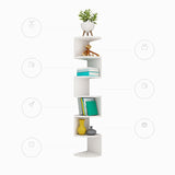 Contemporary Wall Mounted Bookcase Engineered Wood Bookshelf for Home Office Clearhalo 'Bookcases' 'Furniture' 'furniture_bookcases' 'Office Furniture' 4924272