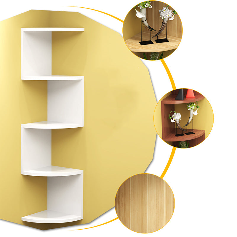 Contemporary Wall Mounted Bookcase Engineered Wood Bookshelf for Home Office Clearhalo 'Bookcases' 'Furniture' 'furniture_bookcases' 'Office Furniture' 4924274