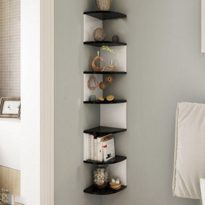 Contemporary Wall Mounted Bookcase Engineered Wood Bookshelf for Home Office Clearhalo 'Bookcases' 'Furniture' 'furniture_bookcases' 'Office Furniture' 4924276