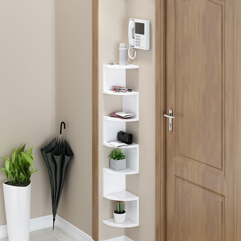 Contemporary Wall Mounted Bookcase Engineered Wood Bookshelf for Home Office Clearhalo 'Bookcases' 'Furniture' 'furniture_bookcases' 'Office Furniture' 4924279