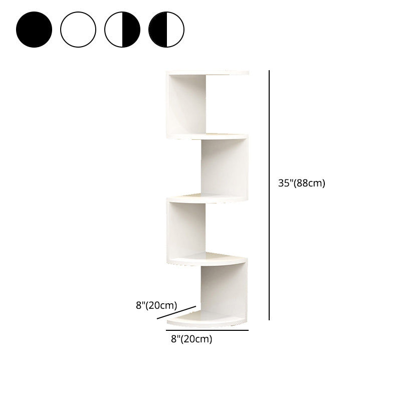 Contemporary Wall Mounted Bookcase Engineered Wood Bookshelf for Home Office Clearhalo 'Bookcases' 'Furniture' 'furniture_bookcases' 'Office Furniture' 4924285