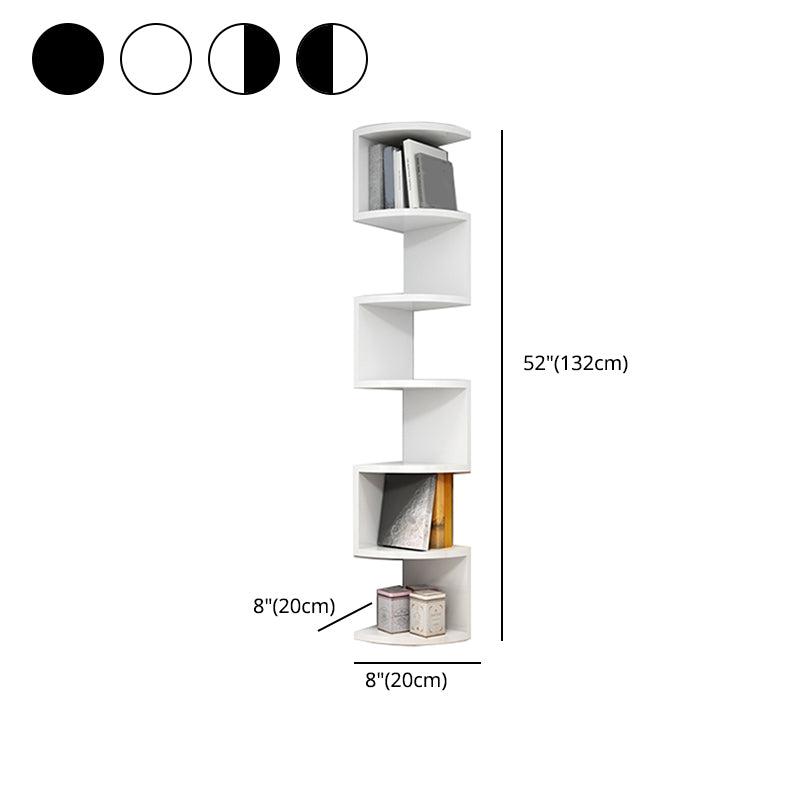 Contemporary Wall Mounted Bookcase Engineered Wood Bookshelf for Home Office Clearhalo 'Bookcases' 'Furniture' 'furniture_bookcases' 'Office Furniture' 4924286